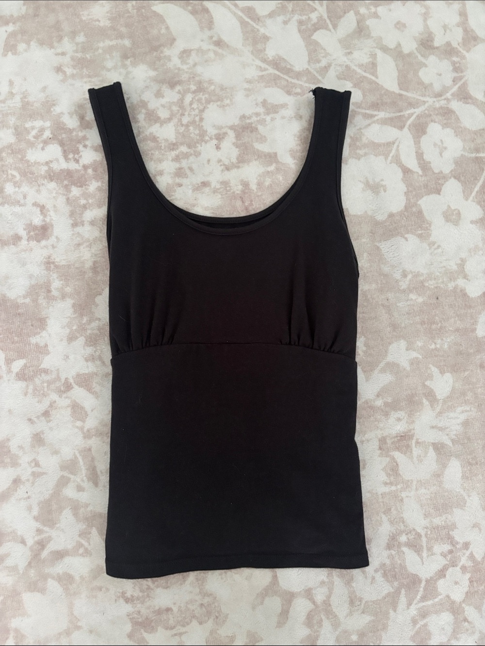 Brandy Melville Black Scoop Tank Top